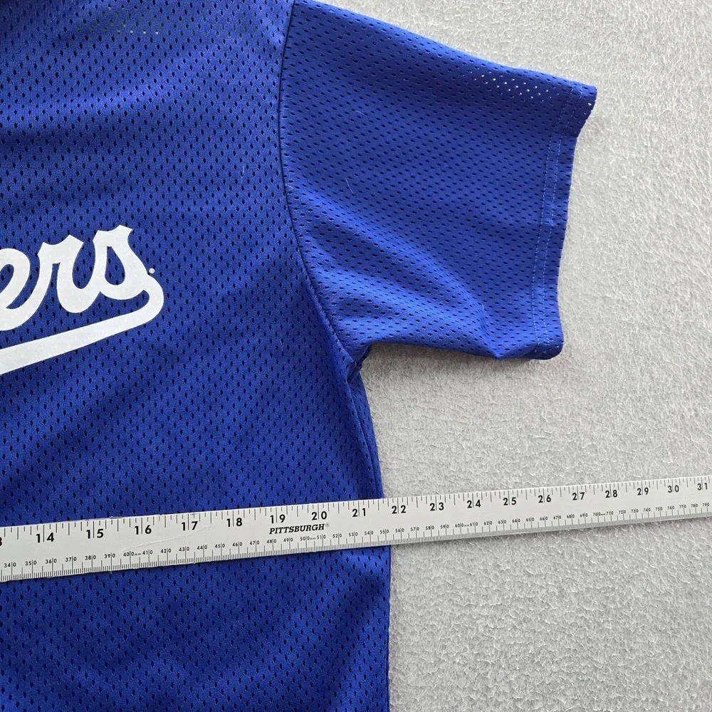 VINTAGE Los Angeles Dodgers Men Jersey M‎ Blue Majestic Baseball 90s USA